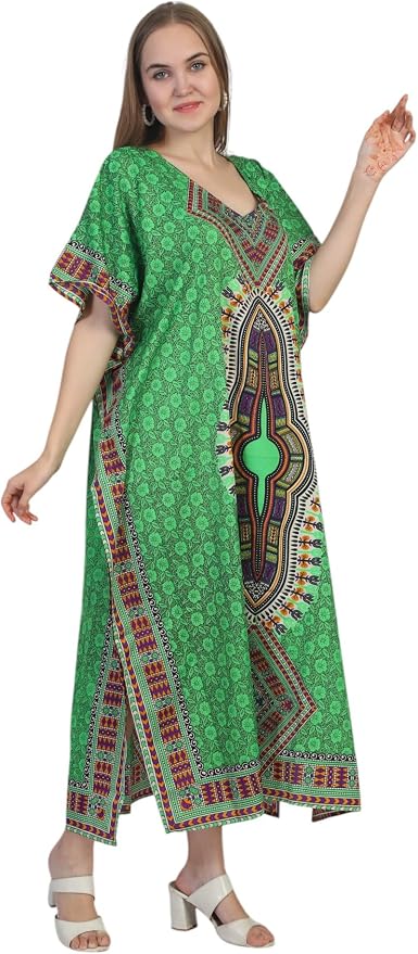 SheKaf Womens Turkish Kaftan Kimono Maxi Dress Caftan Beach Swimsuit Cover up Loungewear