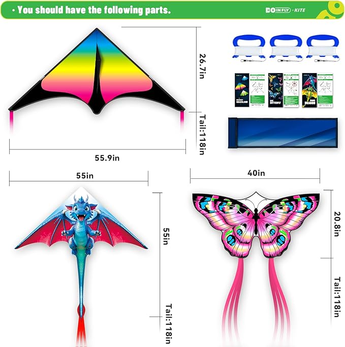 Kite for Ages 8-12, Easy to Fly and Assemble Rocket Kites for Beginner, Single Line String Professional Kites for Beach and Outdoor Activity