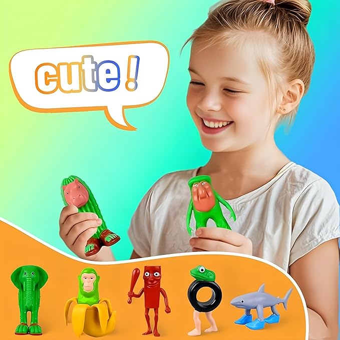 Tralalero Tralala Action Figure Set - 8PCS Italian Brainrot Meme Shark Collectibles Hilarious Toys & Unique Gifts for Meme Enthusiasts