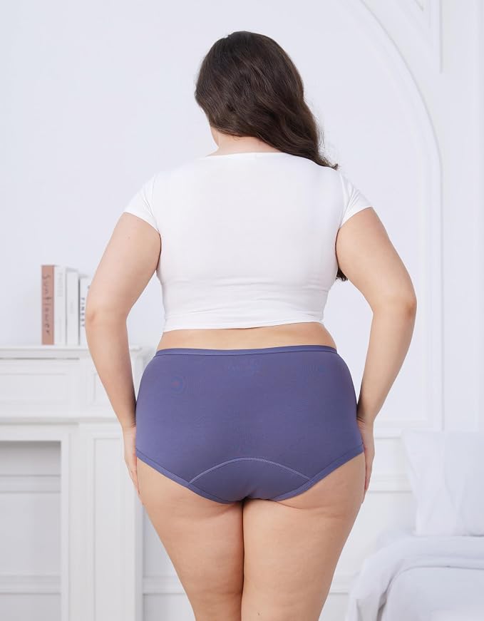 Goat Union Organic Cotton Boyleg Period Underwear for Women & Teens - Moderate Absorbency Period Panty
