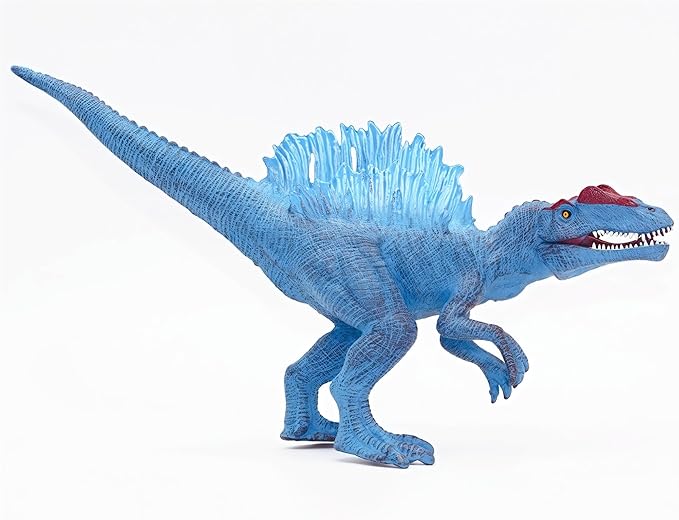 Gemini&Genius Spinosaurus Dinosaur Toy for Kids, Spinosaurus Dinosaur Action Figure with Moveable Mouth, Great Gift, Birthday Cake Topper, Room Decoration, Collection Dino Toys for Kids