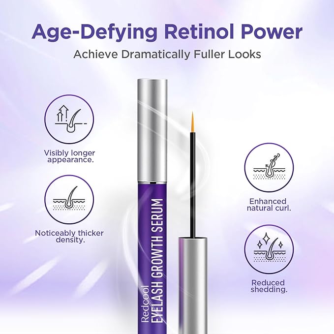 Lash Serum | Advanced Eyelash Growth Formula with Nourishing Botanical Extracts, Gentle Eye Treatment for Longer, Fuller & Thicker Natural Lashes, Vegan & Cruelty-Free