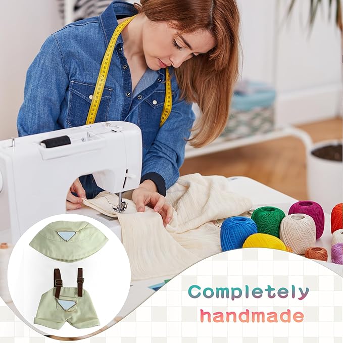 17cm Clothes Set (NO Doll): Hat & Overalls Set for 17cm Accessories Suit - Stylish Adorable Dolls Clothes Accessories - Cute Clothes for Dress up Unique Style (ZL-C002)