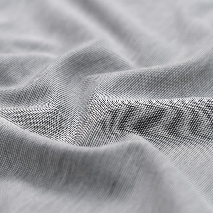 Meiz Pregnancy Pillow Cooling Cover, U Shaped Pregnancy Pillows Cover, Cooling Silky Jersey Cover, Grey