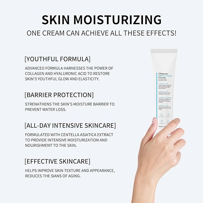 Youthful Formula Ultimate Moisturizing Cream, Korean Gel, Youthful Formula Moisturizing Cream,For All Skin Types 2pcs