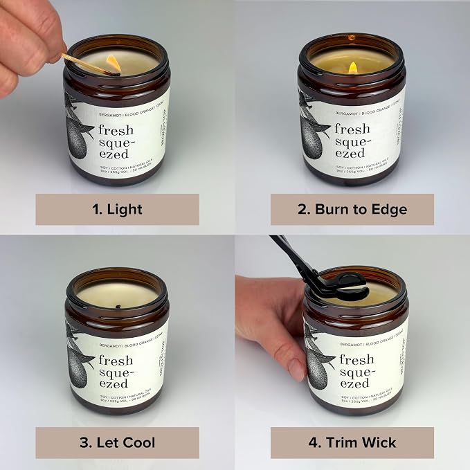 Broken Top Coconut Sandalwood Pure Soy Candle | 9 oz. | Lime, Papaya & Cedar. 50-Hour Burn Time. Natural Cotton Wick, Vegan, No Parabens, No Phthalates