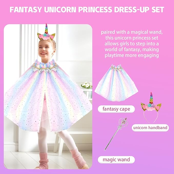 Dollox Electronic Unicorn Pets Toys for Girls Age 3-6, Interactive Walking Talking Plush Horse with Remote Control, Toddler Unicorn Pretend Play Toy with Dress-Up Jewelry Set Kid Birthday Gift
