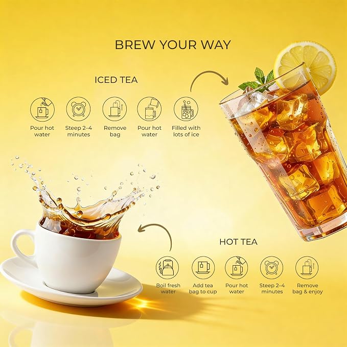Life Plus Style Gourmet La Granja Mango Green Tea Tropical Mango Tea Fruity Flavor Naturally Caffeinated & Zero Sugar Refreshing Hot or Iced Individually Wrapped 25 Tea Bags