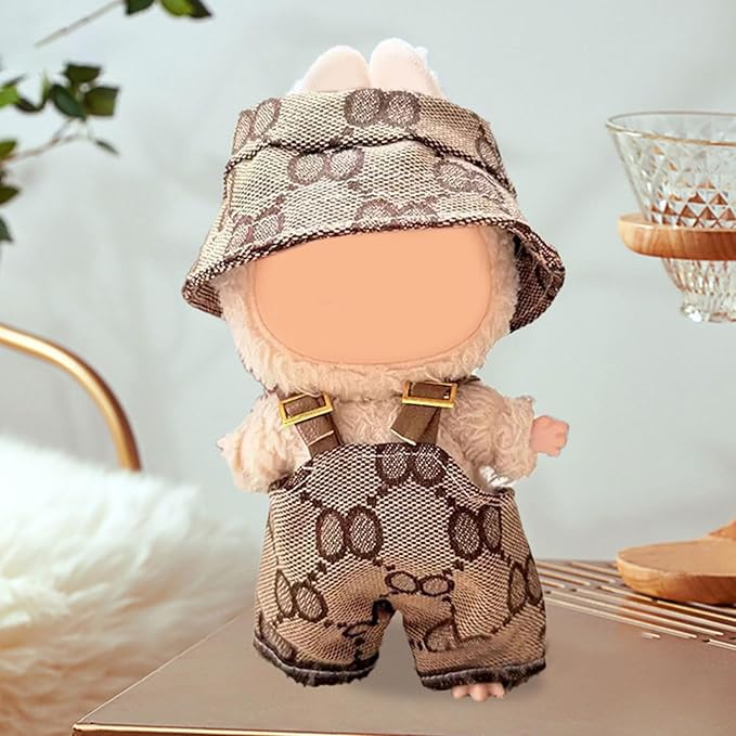 17cm Doll Clothes Set (No Doll) – 3-Pack Handmade Outfits with Accessories for 6.7” Dolls, Premium Cotton Clothing with Gift-Ready Packaging, Perfect for Dress-Up and Collectors (F4, 3)