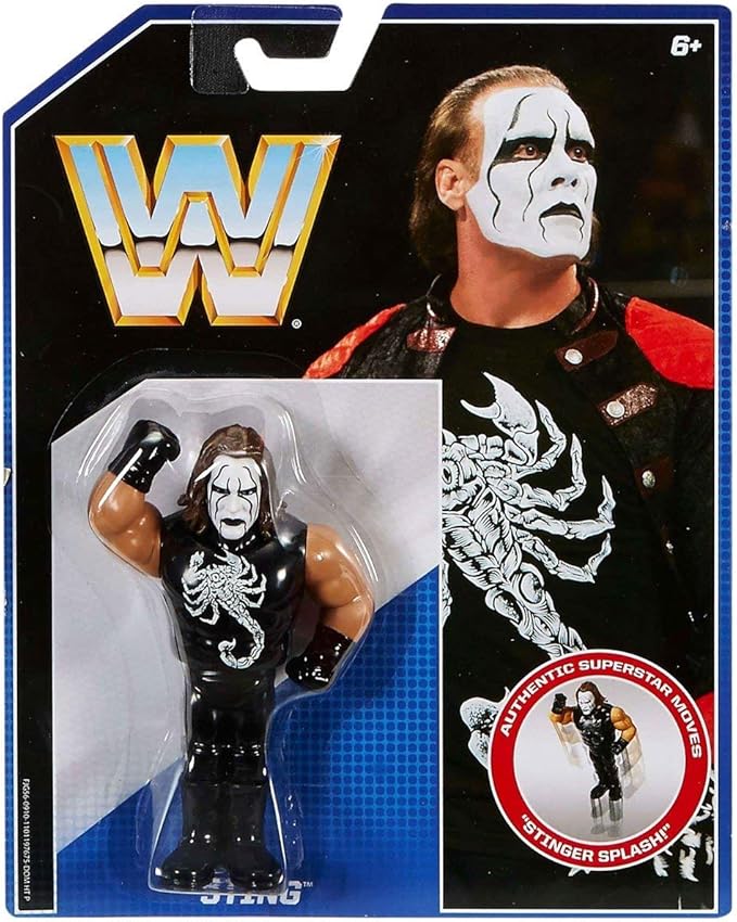 WWE Sting - Mattel Retro Toy Wrestling Figure