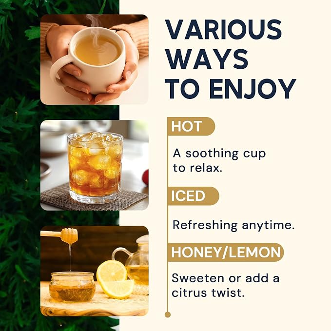 Ginger Root Herbal Tea - Caffeine Free, 100 Teabags