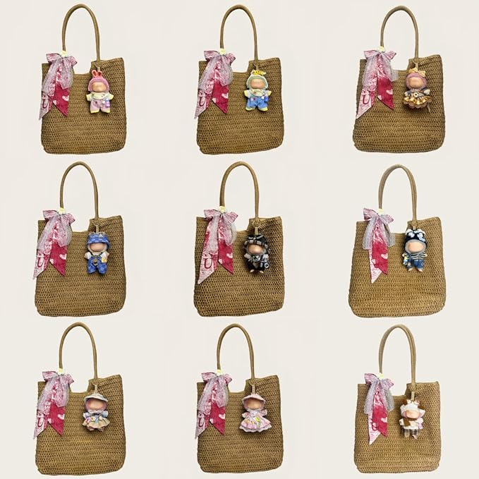 Used for Labubu Doll Outfit Clothes Designer Set,Compatible with Labubu Clothe Accessories for Doll (Brown Polar fleece-0425)