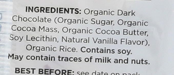 Element Organic Dark Chocolate Rice Cake, 3.5 OZ
