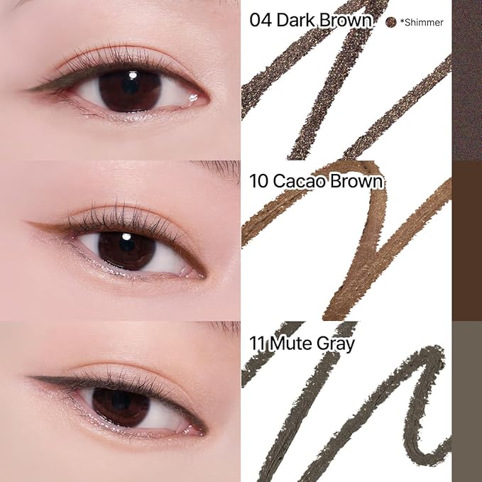 CLIO Sharp So Simple Waterproof Pencil Liner, 2mm Ultra Slim Precision Tip, Smooth Tug Glide, Smudge Resistant Long Wear Formula, Clean Eye Definition, Easy Control For Daily Makeup (010 Cacao Brown)