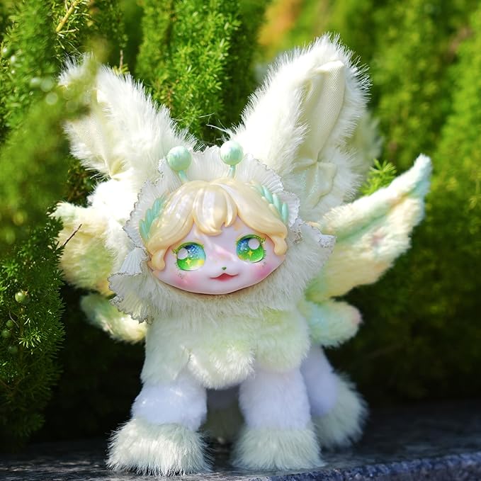 Wizarding Forest Fairy Plush Doll Series, 9 inch Fantasy Collectible Plush Toy with Wings and Tail, Soft Stuffed Animal for Kids, Girls, and Collectors - Aestivation