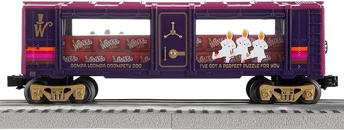 Lionel Willy Wonka & The Chocolate Factory LionChief 5.0 Electric O Gauge Train Set with Bluetooth & Remote