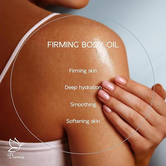 Body Firming Oil, 3.38 FL 0Z, Korean Skin Care Post-Shower Body Oil for Women-With 767,000ppm Jojoba Oil,toTighten, Hydrate & Nourish Dry Skin, Lightweight and non-greasy texture-Luxury Spa Gift