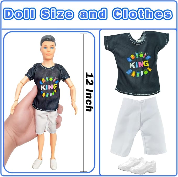 Interactive Family Toy Fun Action Figures Set, Imaginative Family Doll Play