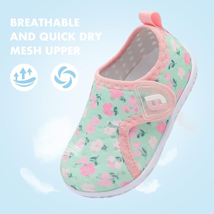 JOINFREE Baby Toddler Water Shoes Boys Girls Sandals Barefoot Kids Breathable Sneakers Shoes for Walking Running