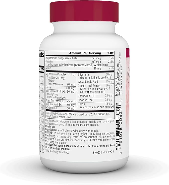Source Naturals Menopause Multiple, Multi-System Support for Menopause*, Non-GMO Soy - 30 Tablets