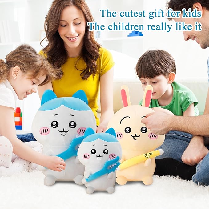 11.8 Inch Chikawa Plush, Usagi Stuffed Figure Throw Pillows for Home Decor for Cartoon Fans Adults, Kawaii Plush