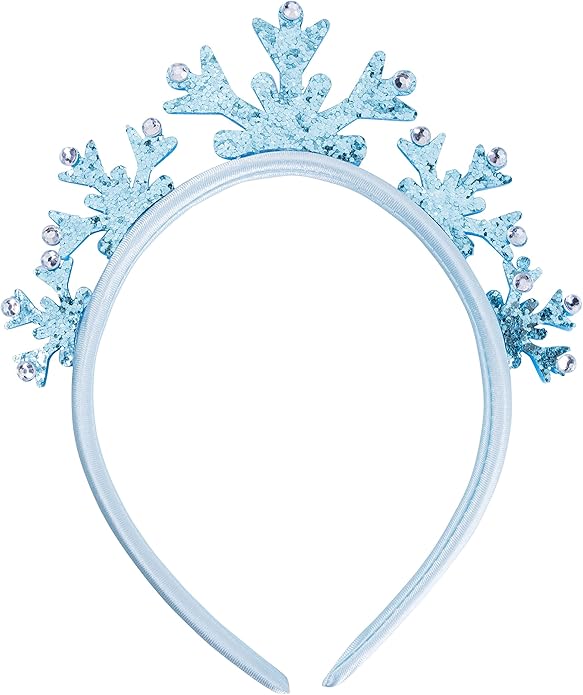 LUV HER Frozen Princess Dress Up Accessory Set - Jewelry Set - Princess Elsa Tiara Set - Giftable Box - Birthday Gifts For Girls - Holidays Gift - Girl Toys Dress Up Kit - Ages 3+
