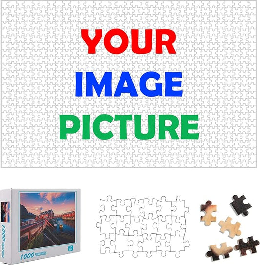 Custom Puzzle from Photo Custom Jigsaw Puzzle Unique Birthday Present Suitable for Children Family and Friends Personalized Puzzle-Multi Size (3824piece-Cardboard)