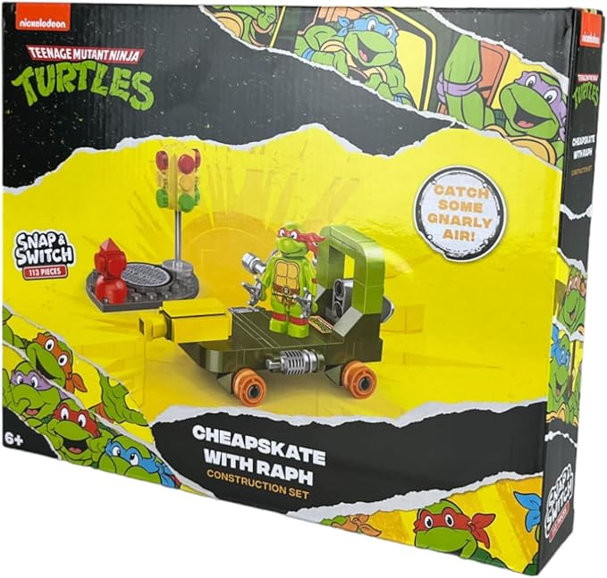 Snap & Switch Teenage Mutant Ninja Turtles Cheapskate with Raph Playset - Buildable Toy Set for Fun-Filled Adventures - Ages: 6+