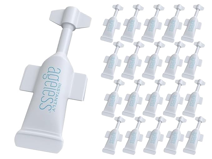 Instantly Ageless - Instant Face Lift Cream - Skin Care Anti Aging Face Cream with Vitamin C - Wrinkle Tightener - Eye Cream For Puffiness and Bags Under Eyes - Facelift 20 Vials