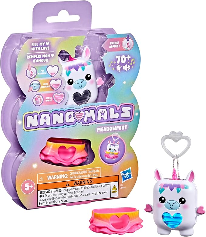 Meadowmist The Unicorn, Electronic Pet Unicorn Toy, 70+ Responses, Interactive Fidget Toys for Girls & Boys Ages 5+