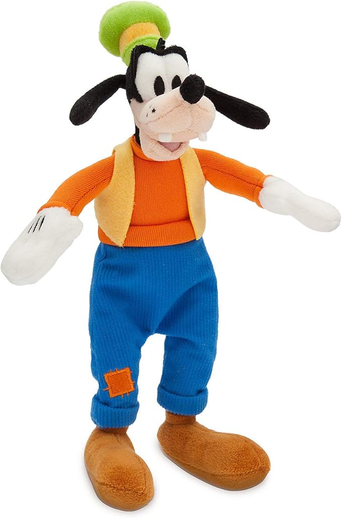 DISNEY STORE Official Mini Bean Bag Plushies - Goofy - Cute Stuffed Animal with Detailed Sculpting, Embroidered Features, Bean Bag Bottom Plush Toys for Kids