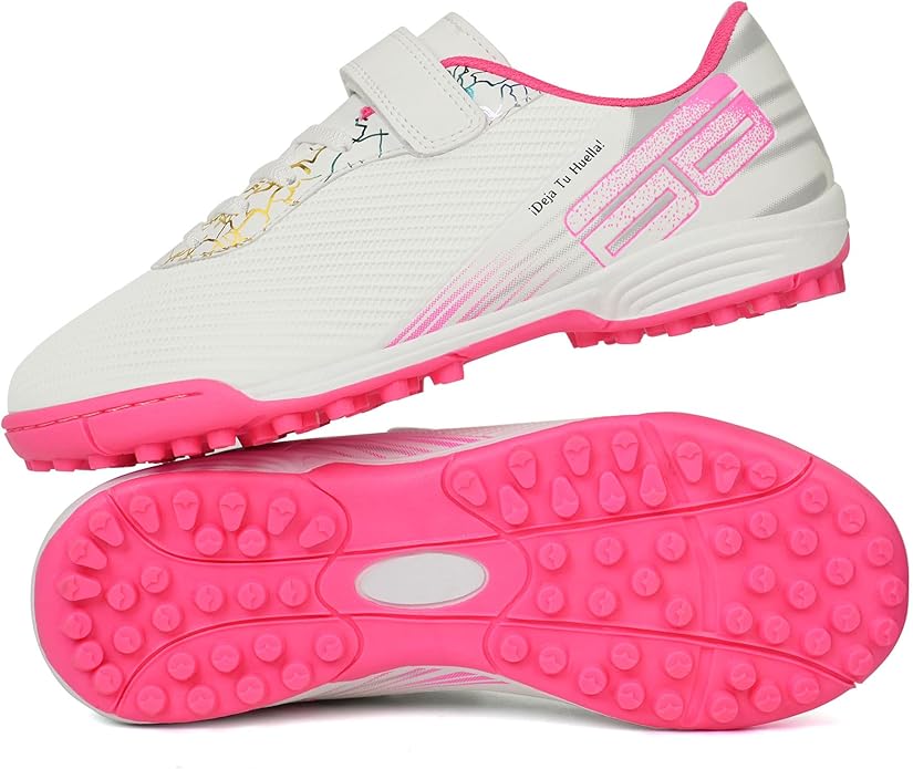 brooman Kids Turf Soccer Cleats Girls Indoor Soccer Shoes Boys Baseball Softball Shoes