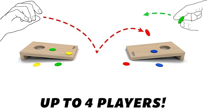 GoSports Coinshot Mini Tabletop Cornhole Game Set