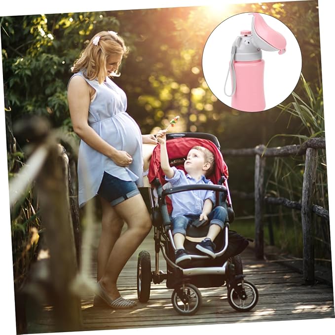 SHOWERORO Lightweight and Girls Urinal Portable Urinal Bottle for Boy Girl Seamless Travel Potty