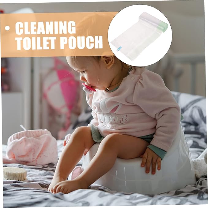 FOMIYES 5rolls Portable Potty and Girls Urinal Bag for Boys Camping Travel Disposable Cleaning