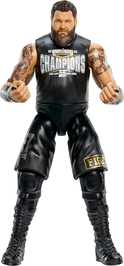 Mattel WWE Action Figure, Series #146 Kevin Owens 6-inch Collectible with 10 Articulation Points & Life-Like Look