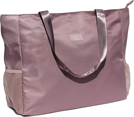 ESVAN LARGE BEACH BAG Water Resistant Lightweight 20 inch Women Oversize Tote Bag for Gym Beach Travel Pool Yoga Nurse