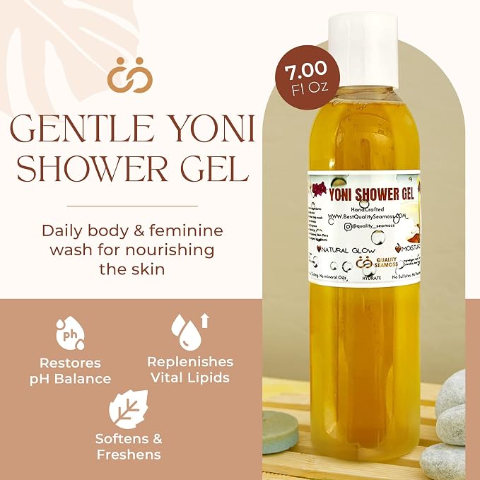 Ph Balance Feminine Wash - Vee Health & Yoni Wash Shower Gel- Use with Yoni Oil. Moisturizing Calendula, Mint for Odor, Itchy & Dry Skin - Paraben-Free Gentle Cleanse Daily Use 7 oz