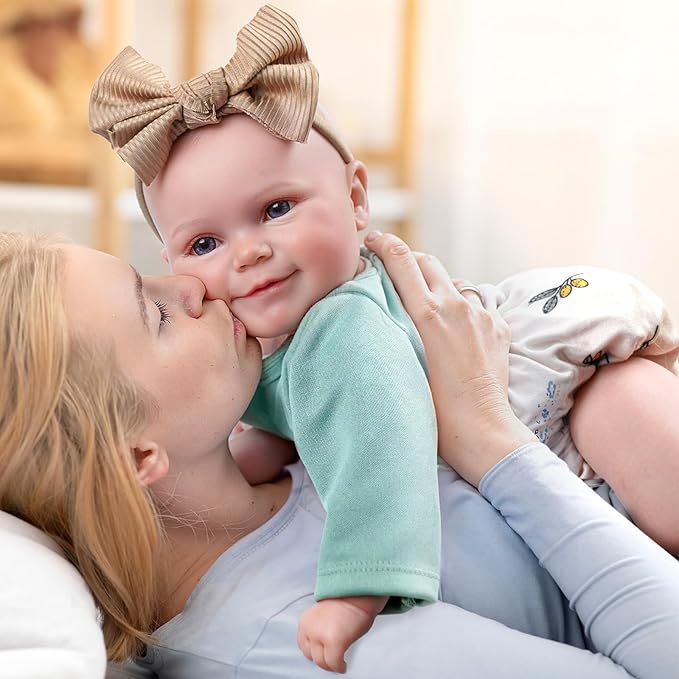 BABESIDE Reborn Baby Dolls, 20Inch Cute Soft Vinyl Realistic-Newborn Baby Doll Poseable Real Life Lifelike Baby Dolls w/Doll Accessories for 3+ Year Old Girls