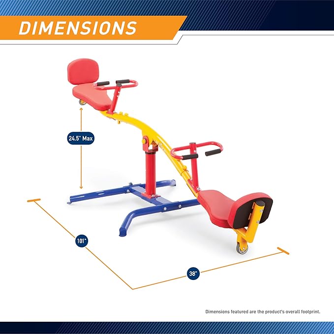 Lifetime 91088 Geometric 5.5' x 11' Dome Climber Jungle Gym and 99" Gym Dandy Spinning Teeter Totter Playground Equipment