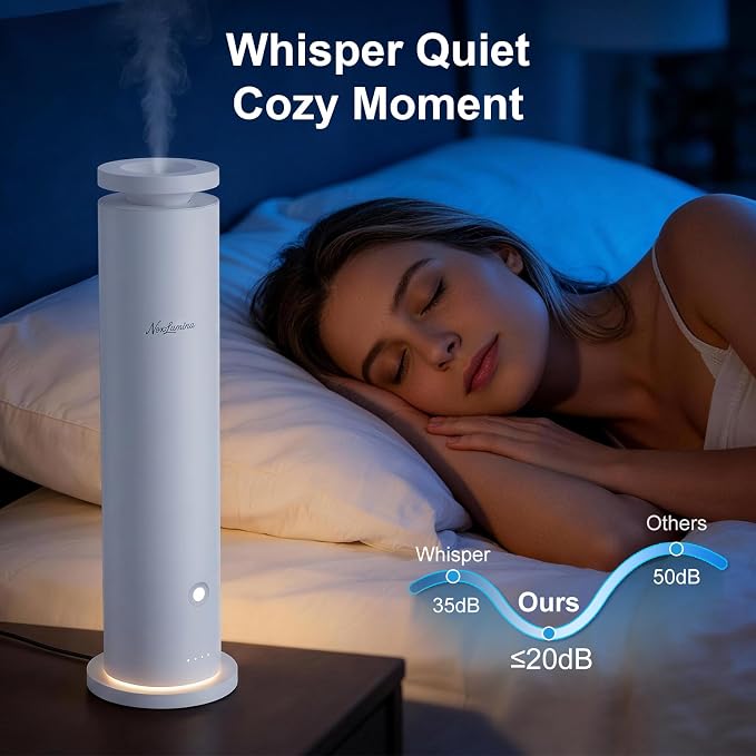 Waterless Diffuser Pro with 5 Scent Oils, Luxury Hotel-Class Essential Oil Diffuser Machine with 1500 Sq Ft Cover, 6 Mist, 4.06Oz Air Diffusers for Home Large Room Hotel SPA - White
