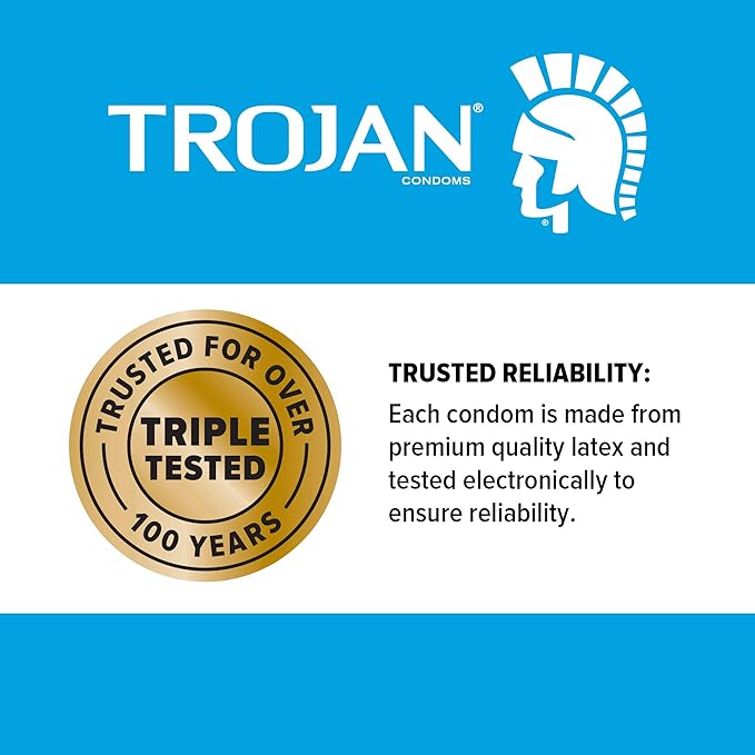TROJAN Extended Pleasure Condoms | Climax Control | 12 Count | Pack of 2
