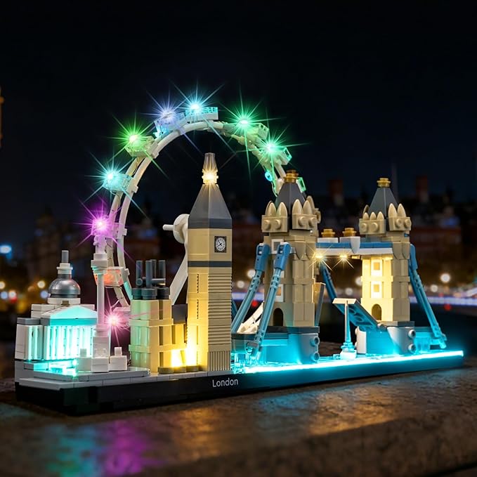LED Lighting Compatible with LEGO Architecture London Skyline 21034，Light Kit Compatible with LEGO 21034, NOT Included The Model Set - JUST Lights