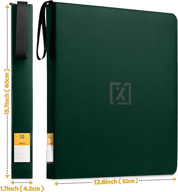 X PRO Top Load Card Binder - Compatible with Top-loading Card Cases - Fits 252 | 20 Premium Loaders Included | 9-Pocket Ringless Double-Sided Pages | Storage for TCG & Sports Cards
