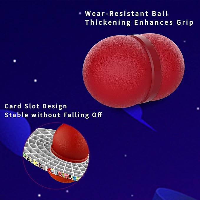 Pogo Ball for Kids & Adults Up to 200lb, Balance Coordination Trick Bounce Board Pop Ball Cool Fun Challenge Indoor Outdoor Toys Pogo Jumper Birthday Gifts for Boys Girls