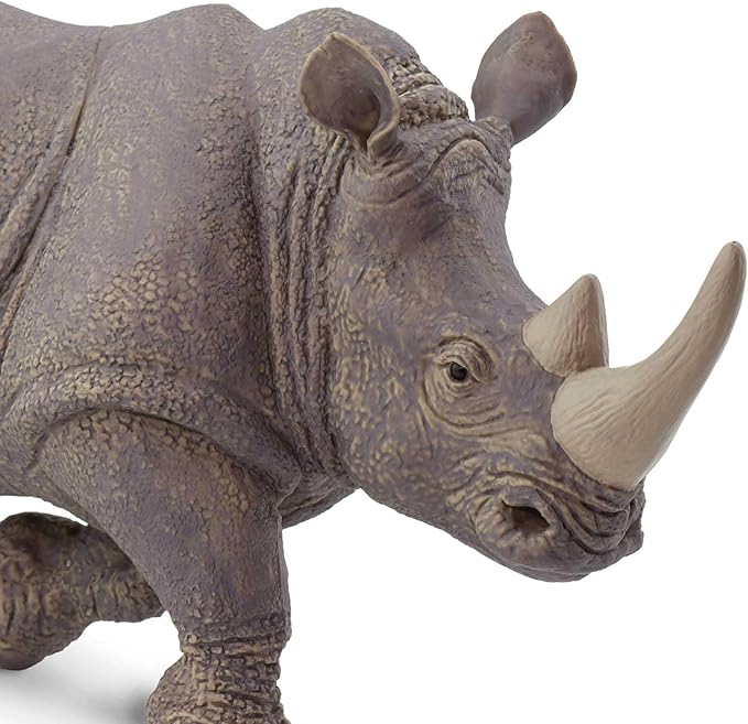 Safari Ltd. White Rhino Figurine - Detailed 12.5" Plastic Model Figure - Fun Educational Toy for Boys, Girls & Kids Ages 1+