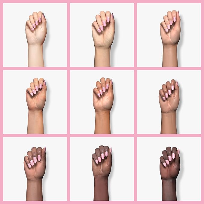 Imtiti Baby pink Gel Nail Polish, 1 Pcs 0.5 fl oz Light Pink gel nail polish Color Soak Off Gel Polish Nail Art Manicure Salon DIY Nail Lamp Gel Nail Design Christmas Decoration