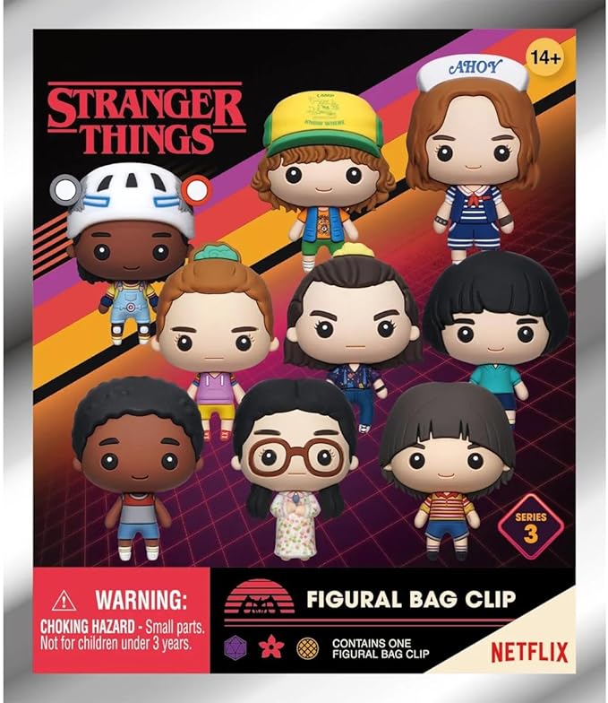 Stranger Things 3D Foam Bag Clip - Series 3