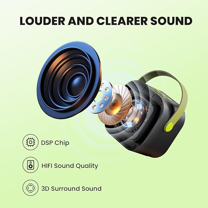 Karaoke Machine for Kids, 2026 TOP Toys Birthday Gifts Ideas for Girls Ages 4, 5, 6, 7, 8, 9, 10, 12+ Years Old, Portable Mini MP3 Player with 2 Wireless Mics for Party