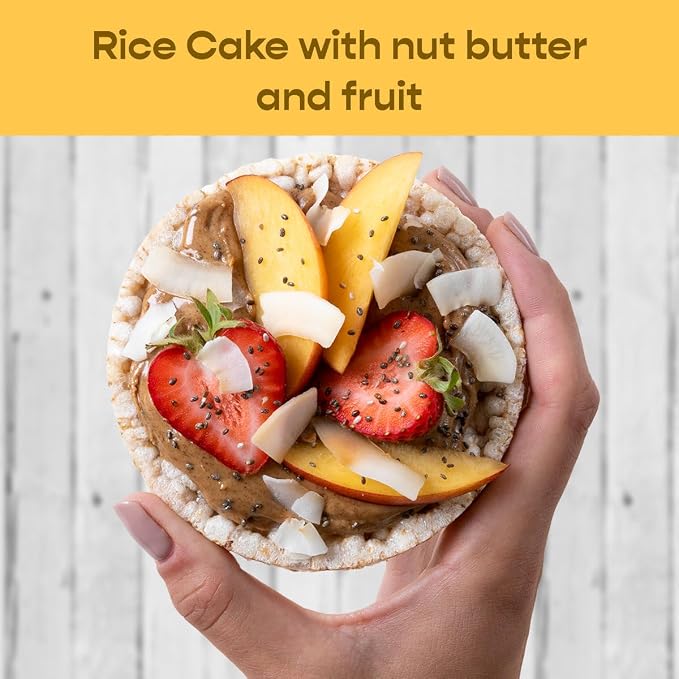 Lundberg Rice Cakes, Organic Wild Rice, Lightly Salted, 6-Pack – Regenerative Organic Certified Rice Cakes, Healthy Snacks, Gluten-Free & Vegan, 8.5 Oz Ea